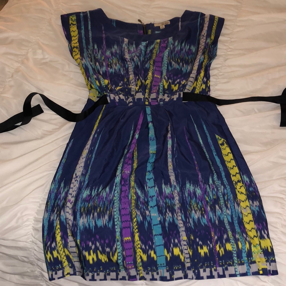 Tie-dye mini dress